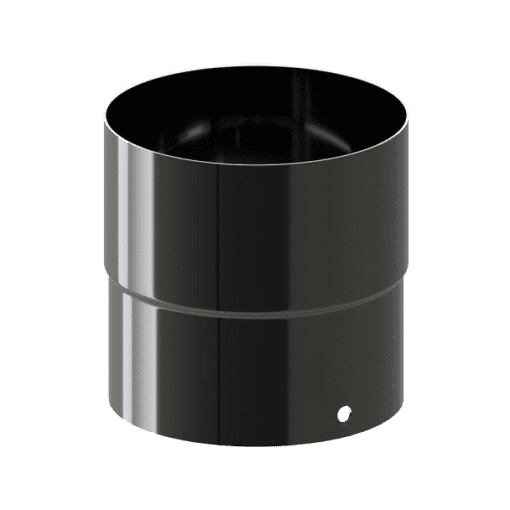 Steel downpipe connector 90mm
